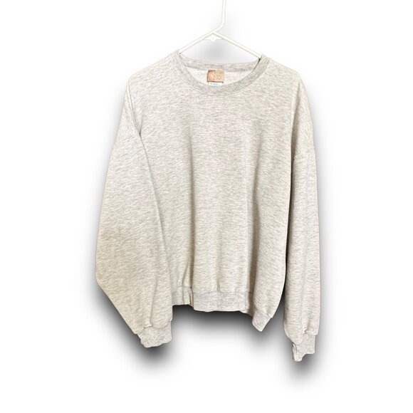 Callan & Co. Light Gray Sweatshirt XXL Soft & Cozy Fleece Casual Comfy Wear EUC - Picture 1 of 7